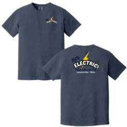 1717 Comfort Colors ® Heavyweight Ring Spun Tee Navy BJ's Electric