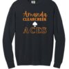 Amanda Clearcreek Aces Comfort Colors Black Crewneck