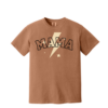 comfort colors yam shirt mama with lighting bolt and stars
