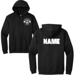 black hoodie